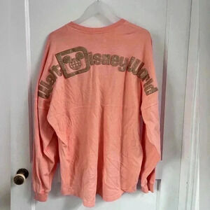 Disney Adult Shirt Walt Disney World Spirit Jersey - Rose Gold Peach Size M